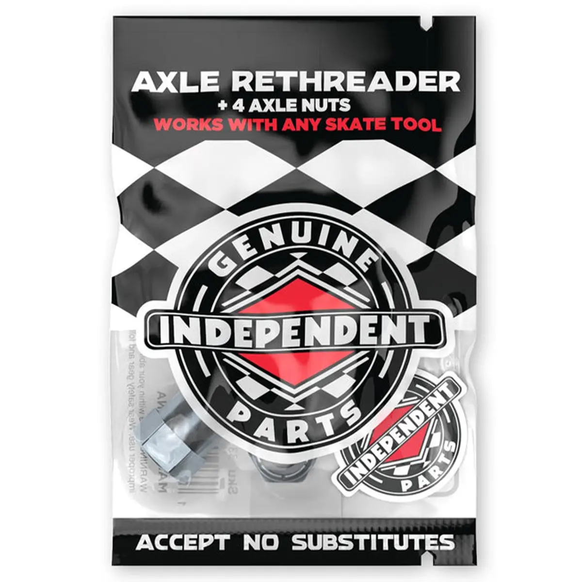 Independent Genuine Parts Axle Rethreader Pack With Nuts 1