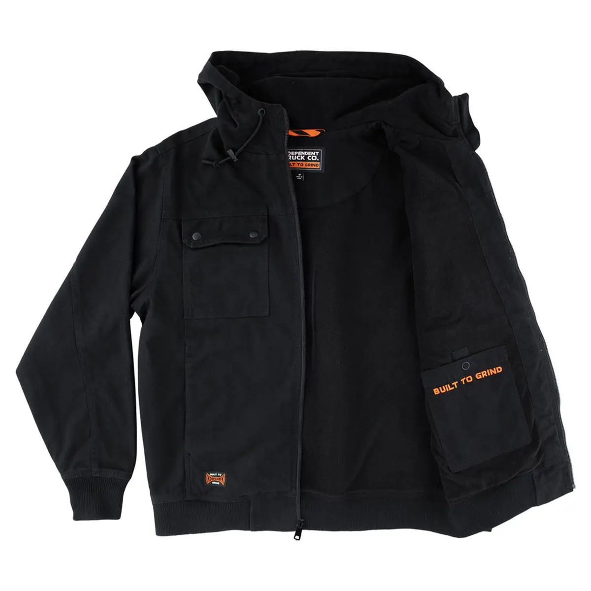 Independent Built To Grind Work Jacket Black 3