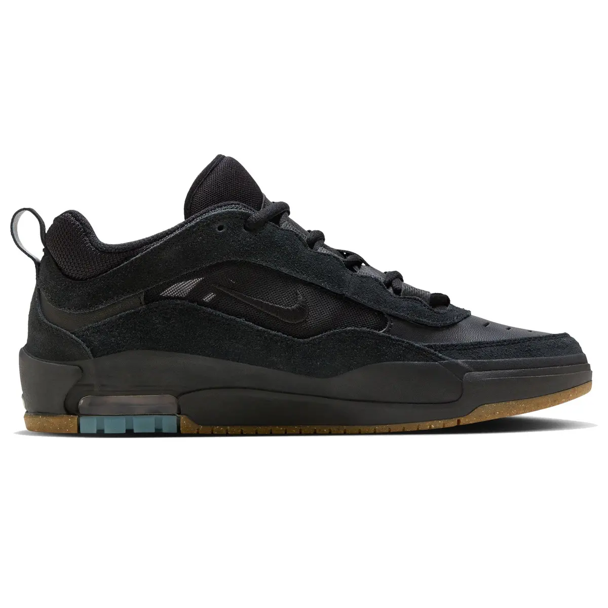 Nike Sb Air Max Ishod Wair Black/Black/Gum 1