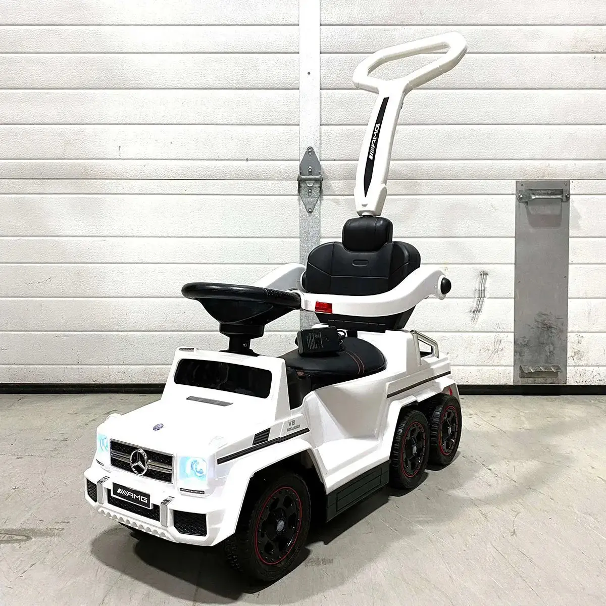 Mercedes-Benz Amg G63 6 X 6 5-In-1 Baby Walker With Push Bar (Open Box) - Voltz Toys 1