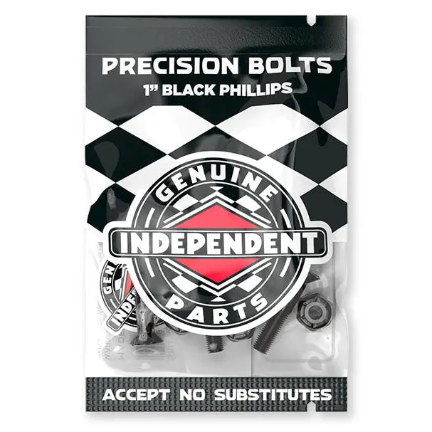 Independent Genuine Parts Black Hardware Phillips 1'' 1