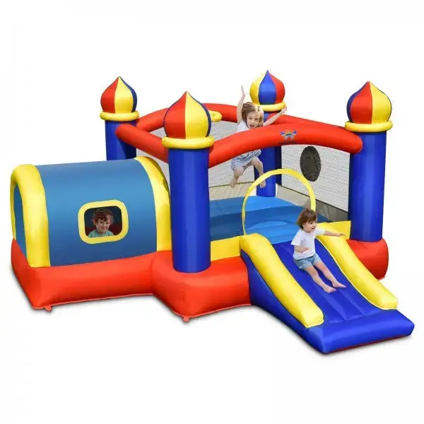 Inflatable Castle Kids Bounce House With Slide Jumping 1