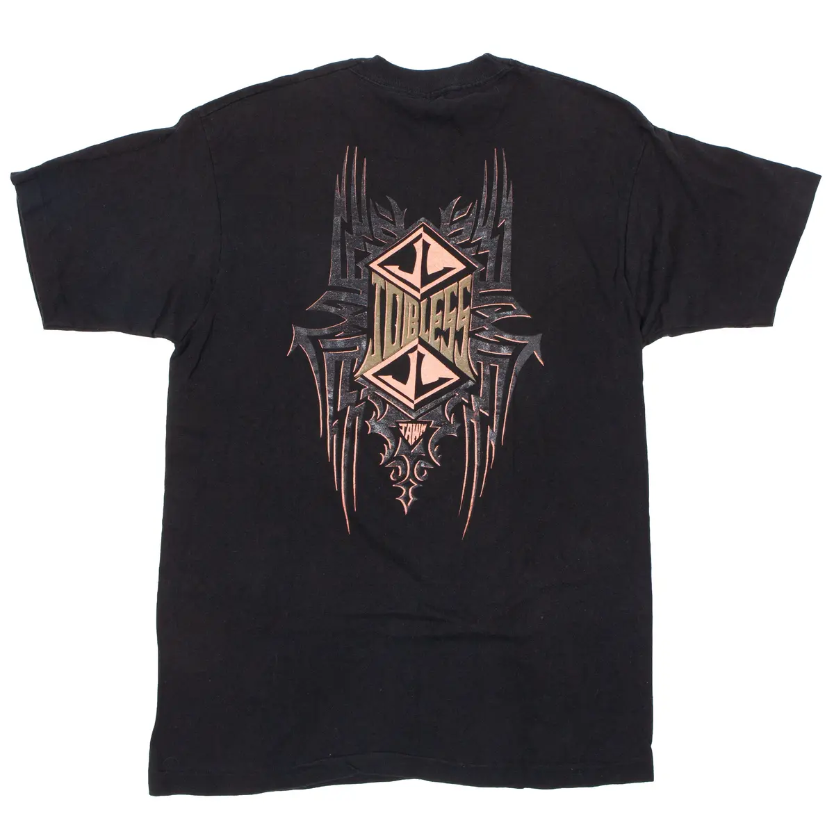 Overripe Jobless Anti Work Wear Tribal Tee Black (1990) Xl 1