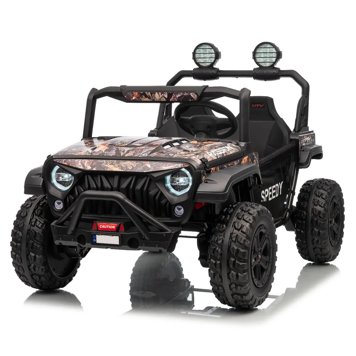 Havoc 3.0 24V 2-Seater Electric Utv Ride-On Car For Kids – Remote Control Jeep Style Buggy 4