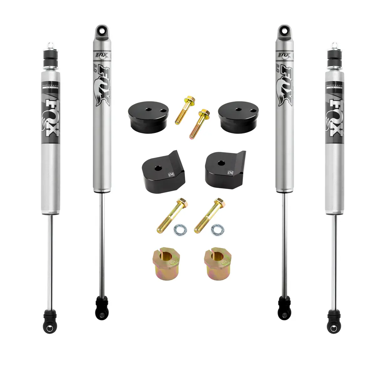 Kryptonite Ford Super Duty F250/F350 Stage 1 Leveling Kit With Fox Shocks 2005-2016 1