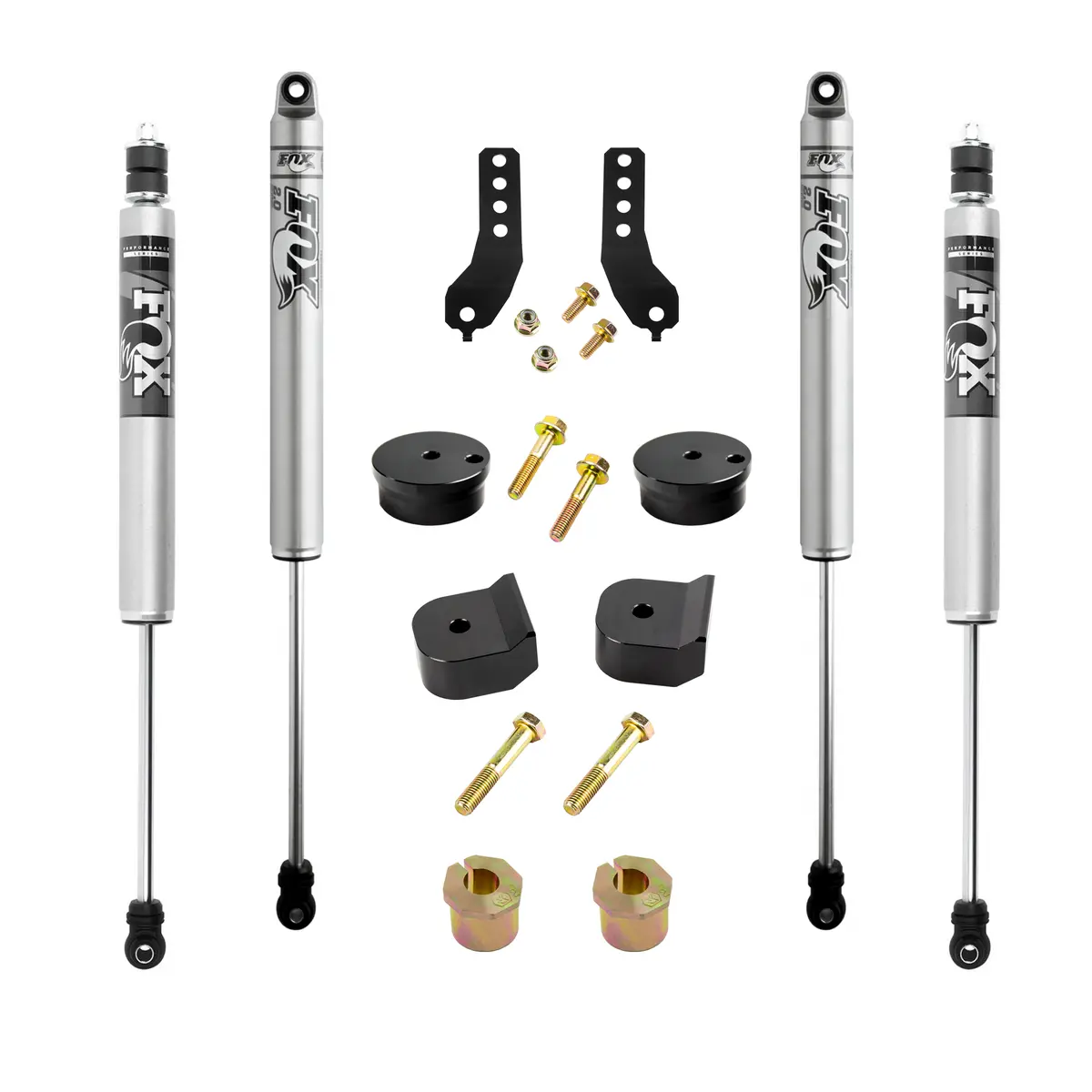 Kryptonite Ford Super Duty F250/F350 Stage 1 Leveling Kit With Fox Shocks 2017-2025 1