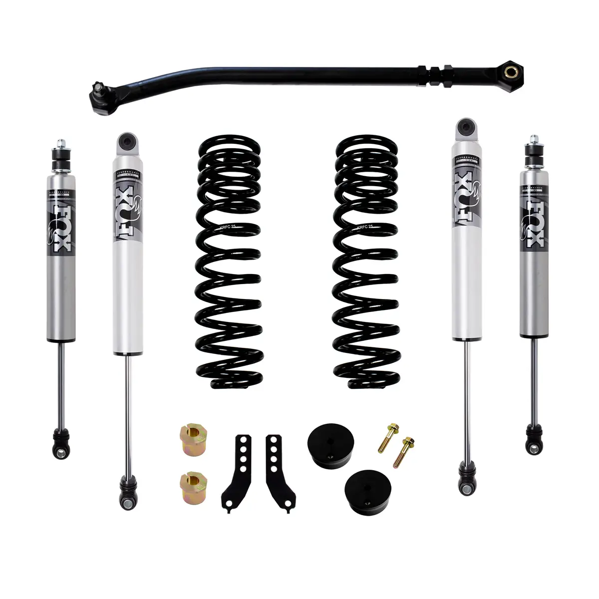 Kryptonite Ford Super Duty F250/F350 Stage 2 Leveling Kit With Fox Performance Series Hto Shocks 2017-2025 1