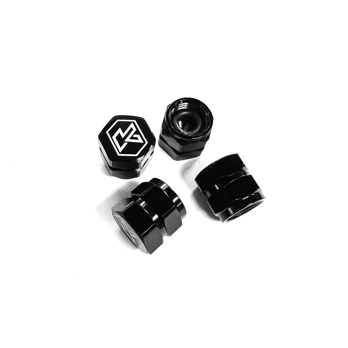 Kryptonite Machined Aluminum Valve Stem Caps For Standard Schrader Valve 1