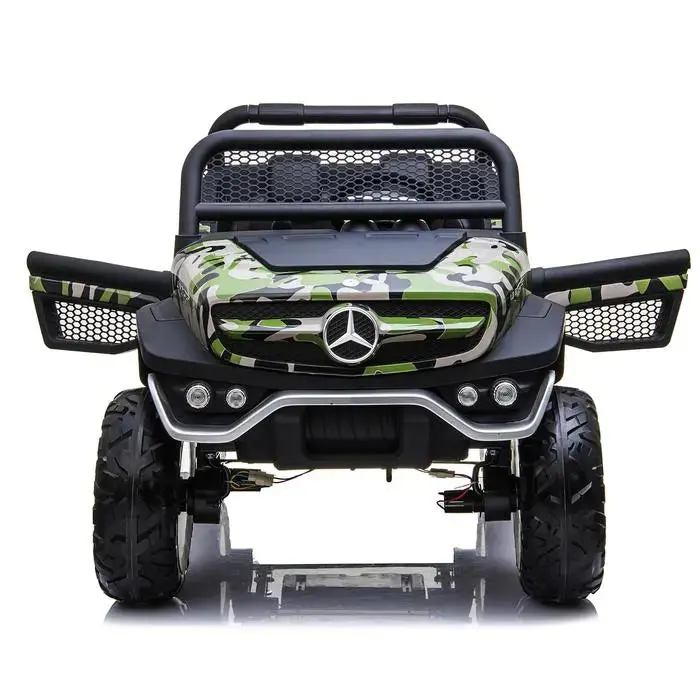 Mercedes Benz Unimog Atv 24V 2 Seater - Army Camo 1