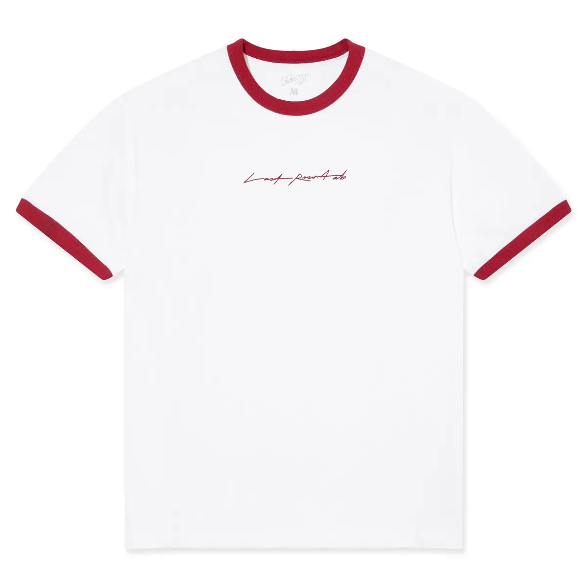 Last Resort Ab Signature Ringer Tee White/Old Red 1