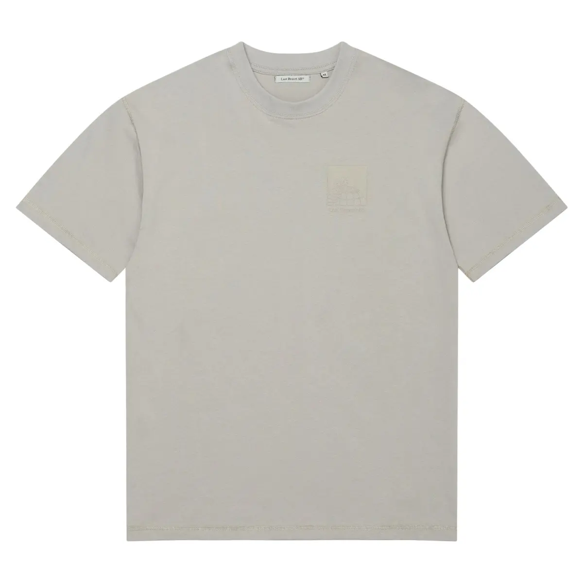 Last Resort Ab Little Ab Flatlock Tee Warm Grey 1