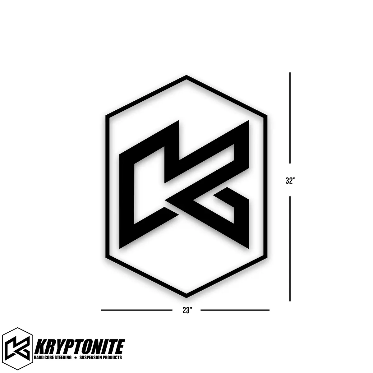 32" Kryptonite "K" 1