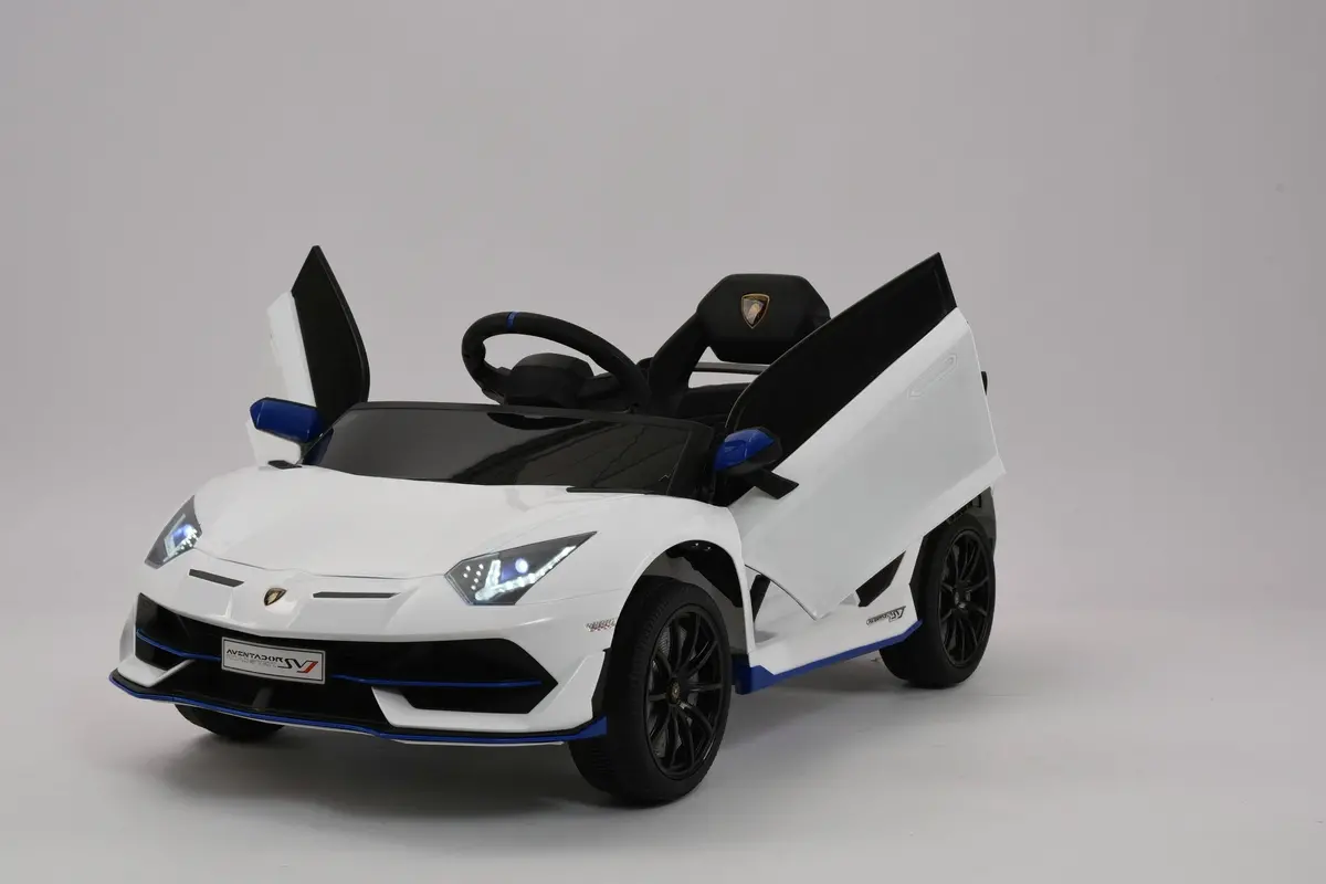 2025 Lamborghini Aventador Svj | Kids Ride On Car | Remote | Bluetooth | Leather Seat | Phone App 1