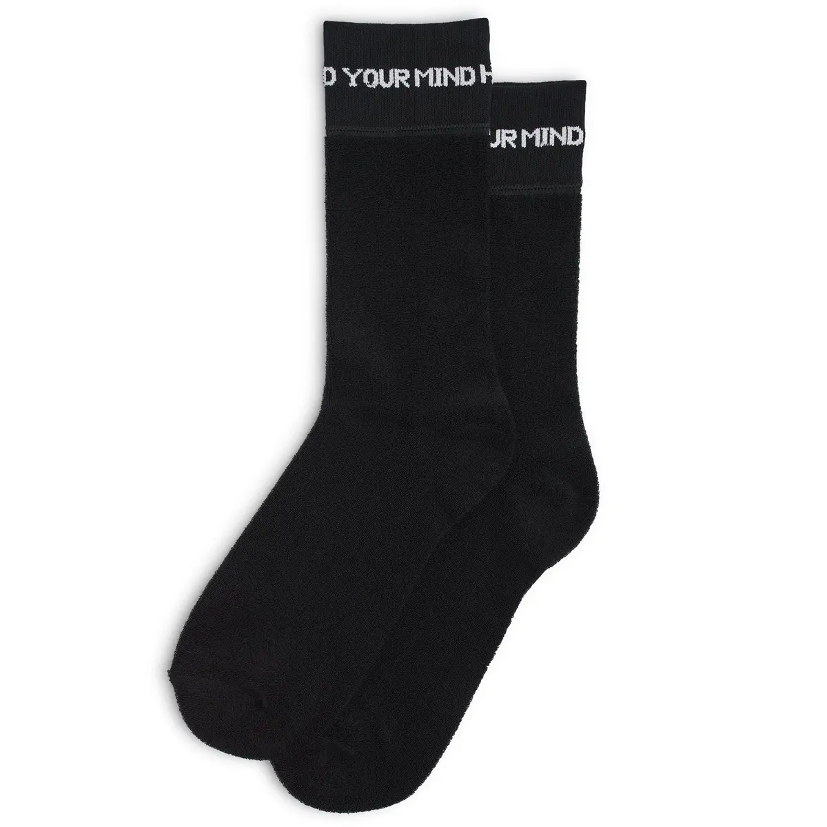 Last Resort Ab Reverse Terry Sock Black 1