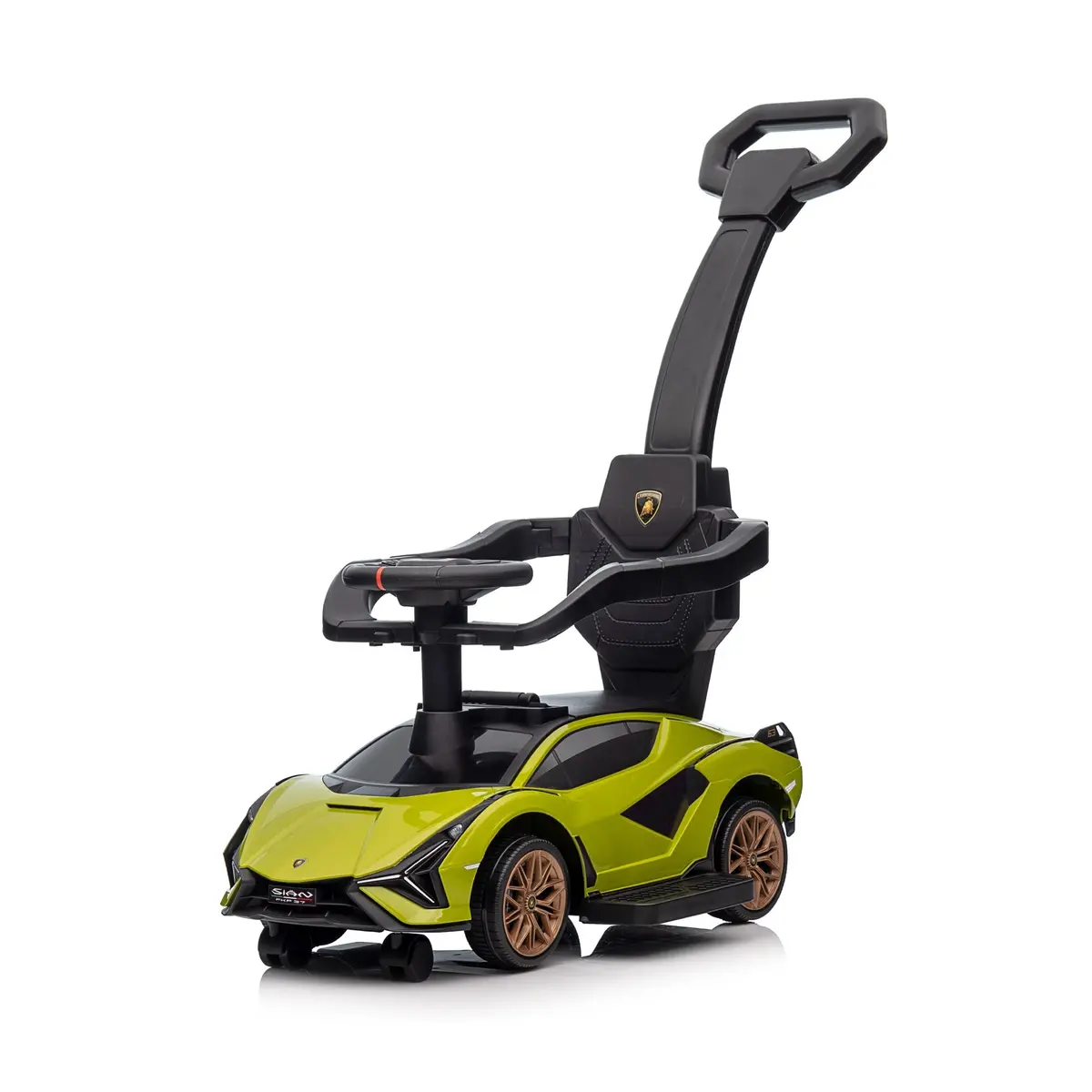 Lamborghini Sian Push Car Pedal Ride On Car With Music And Lights, Licensed 1