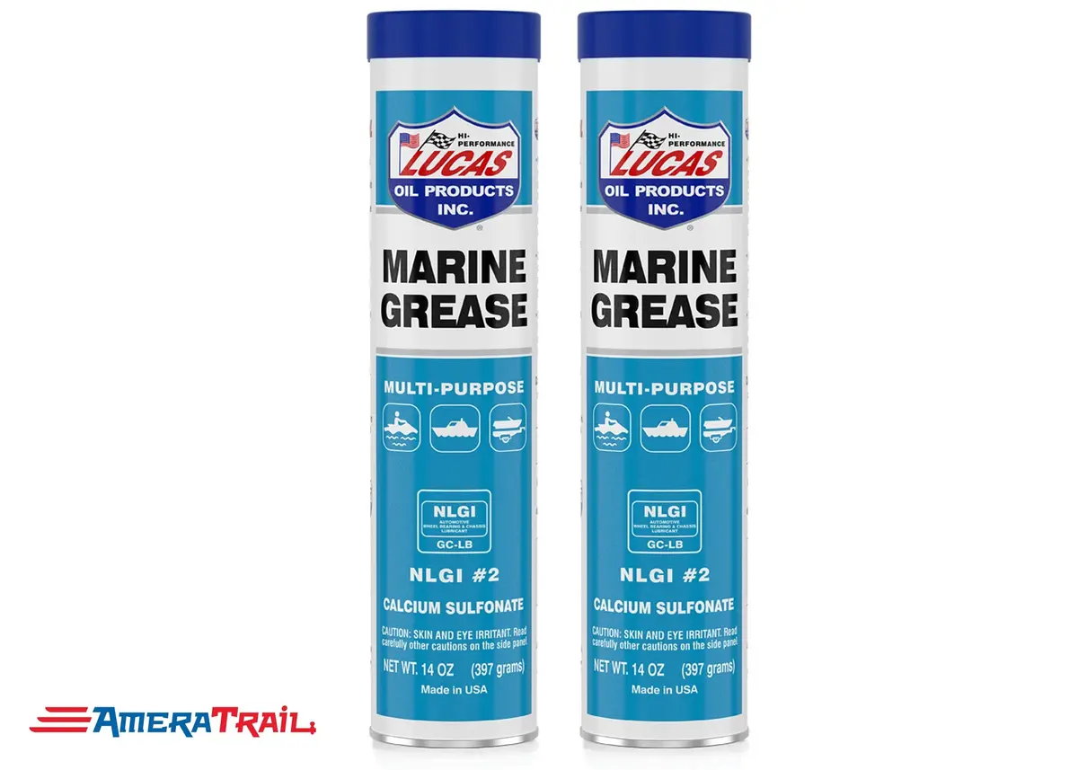 Lucas Marine Grease 14 Oz, Multi-Purpose Marine Inspired Grease, 2 Pack 1
