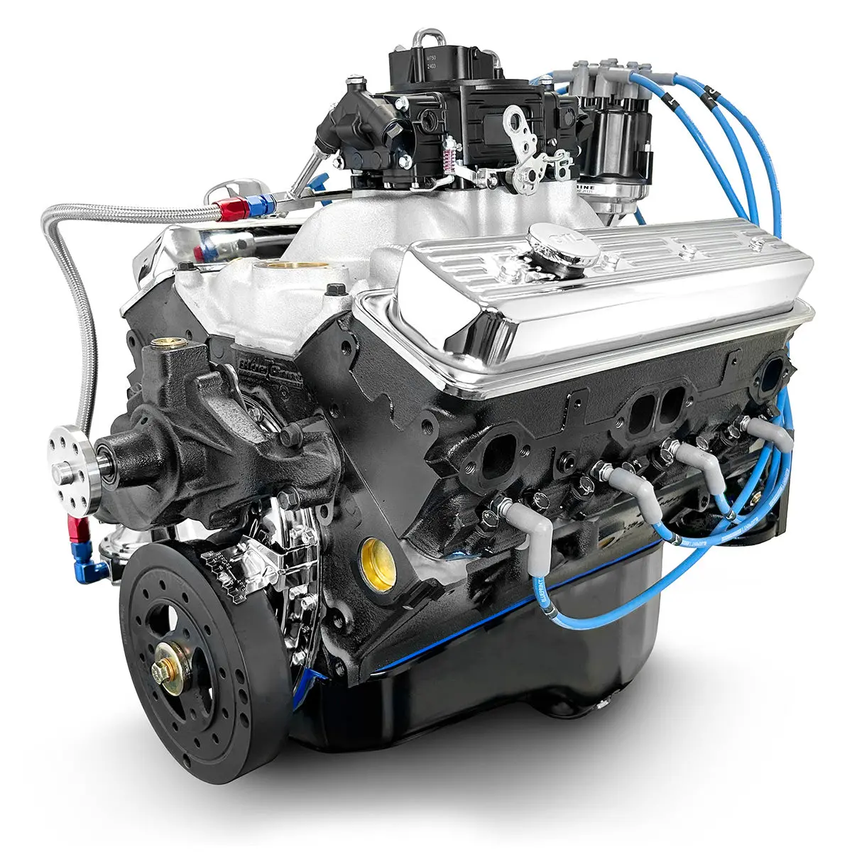 Gm Marine Small Block Compatible 350 C.I. Engine - 350 Horsepower - Base Dressed - Carbureted 1