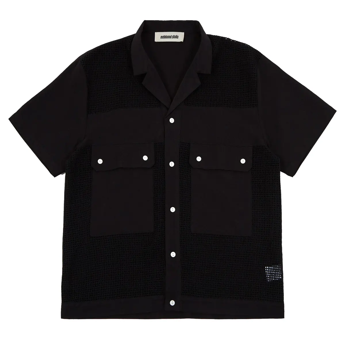 Metalwood Studio Sexy Meshy Shirt Black 1