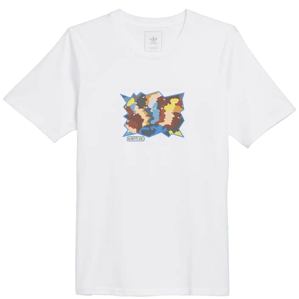 Adidas Mettz World Peeps Tee White 1