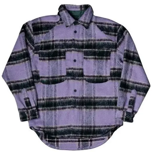 Quasi Ecco Flannel Shirt Lavender 1