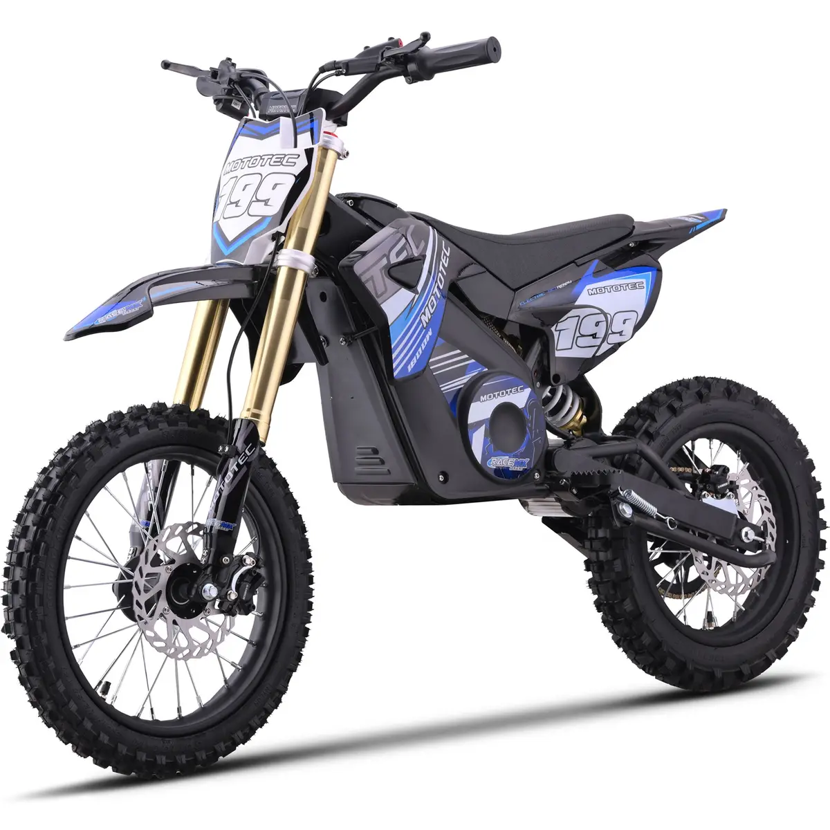 Mototec 1800W Pro 48V/13Ah Lithium Electric Dirt Bike 1
