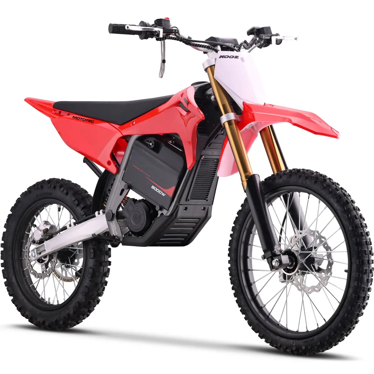 Mototec 72V 8000W Pro Electric Dirt Bike 19/16 Lithium 1