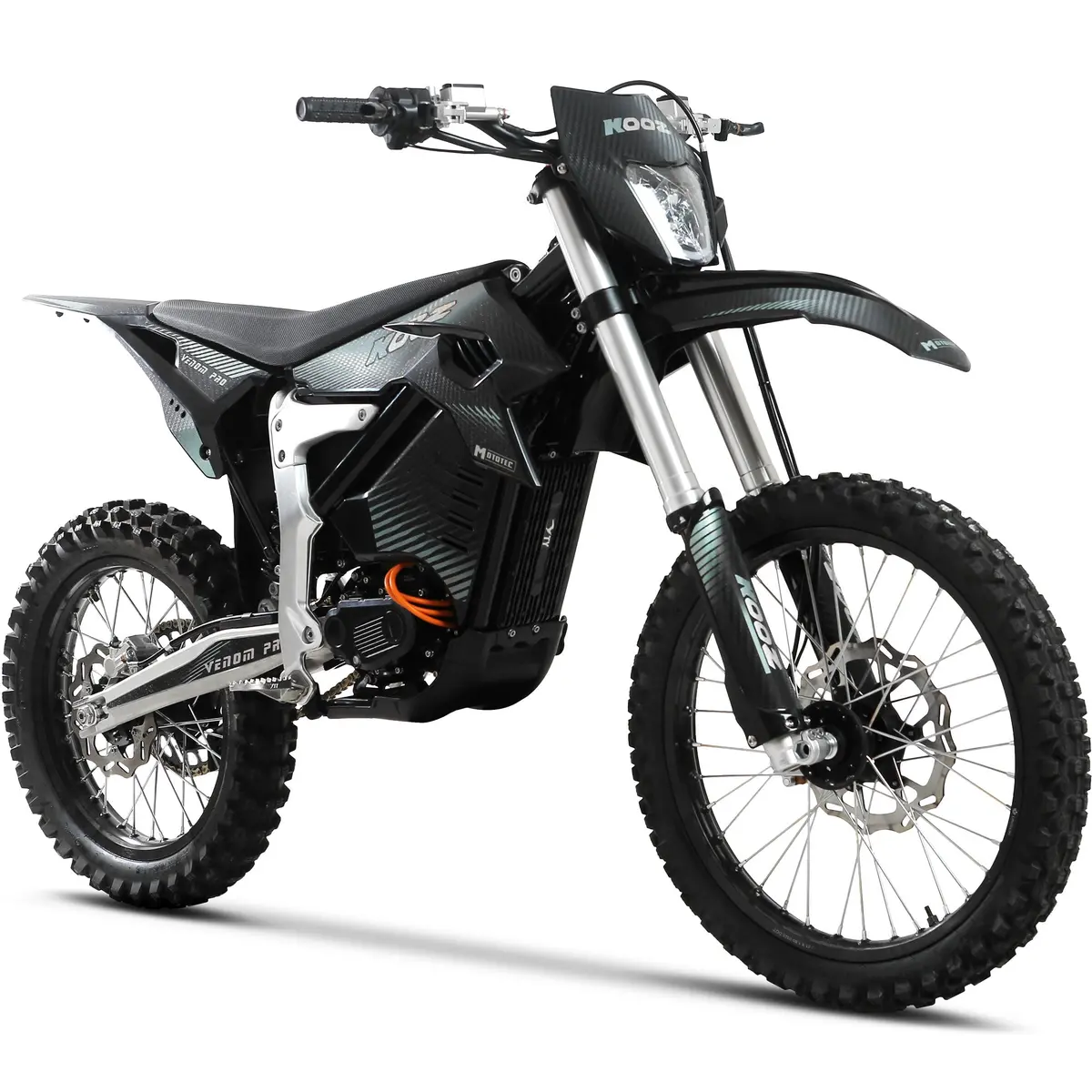 Mototec Venom 72V 30000W Electric Dirt Bike Black 1
