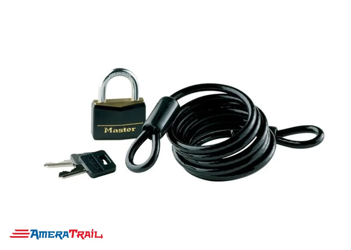 Spare Tire Lock Vinyl Coated 6' Steel Cable - Master Lock 1