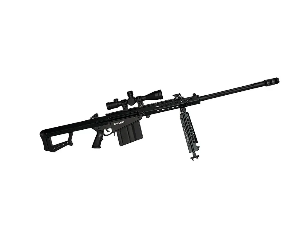 Miniature Mini .50Cal Barrett Modal 82A1 - Black 1