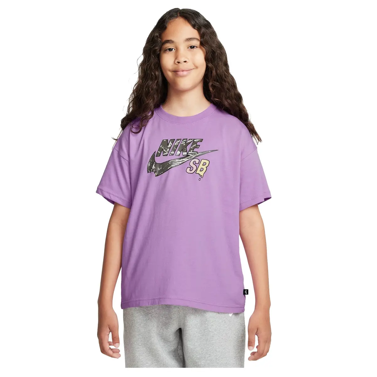 Nike Sb Hbr Big Kid's Tee Violet 1