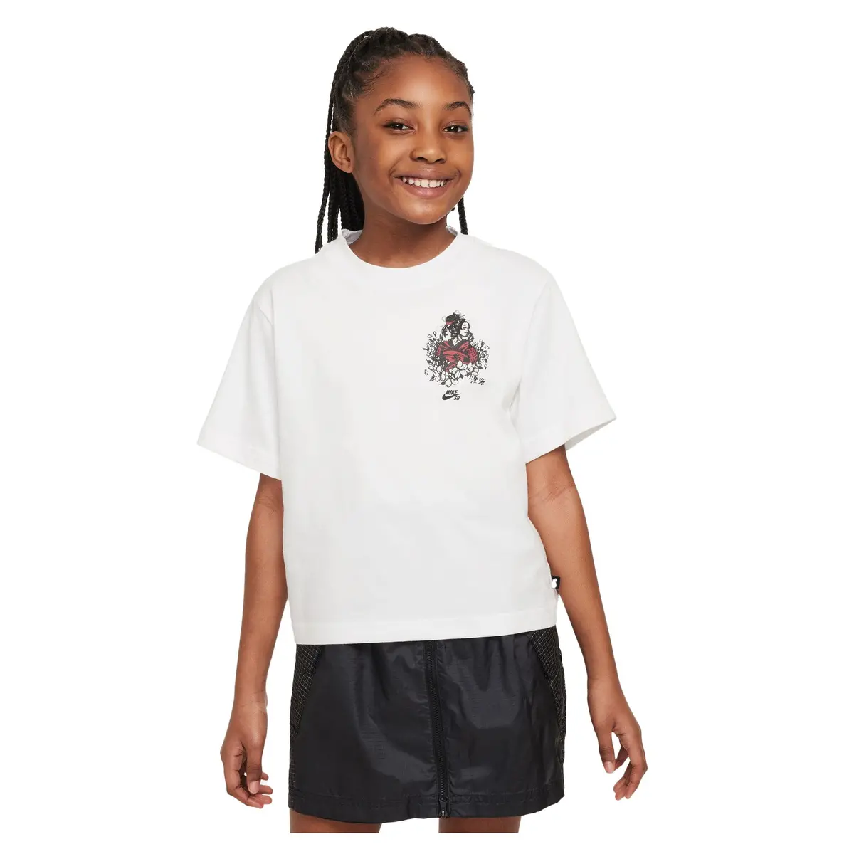 Nike Sb Sky Brown Kid's Tee White 1