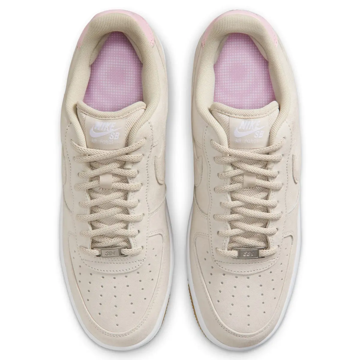 Nike Sb Air Force 1 Light Orewood Brown/Pink 4