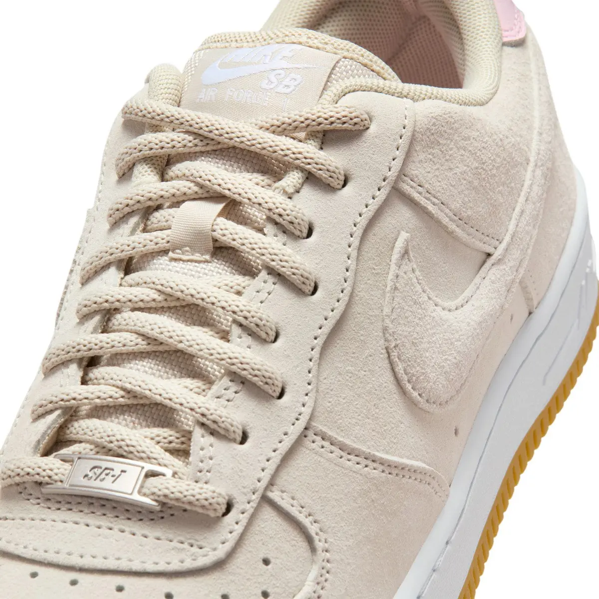 Nike Sb Air Force 1 Light Orewood Brown/Pink 8