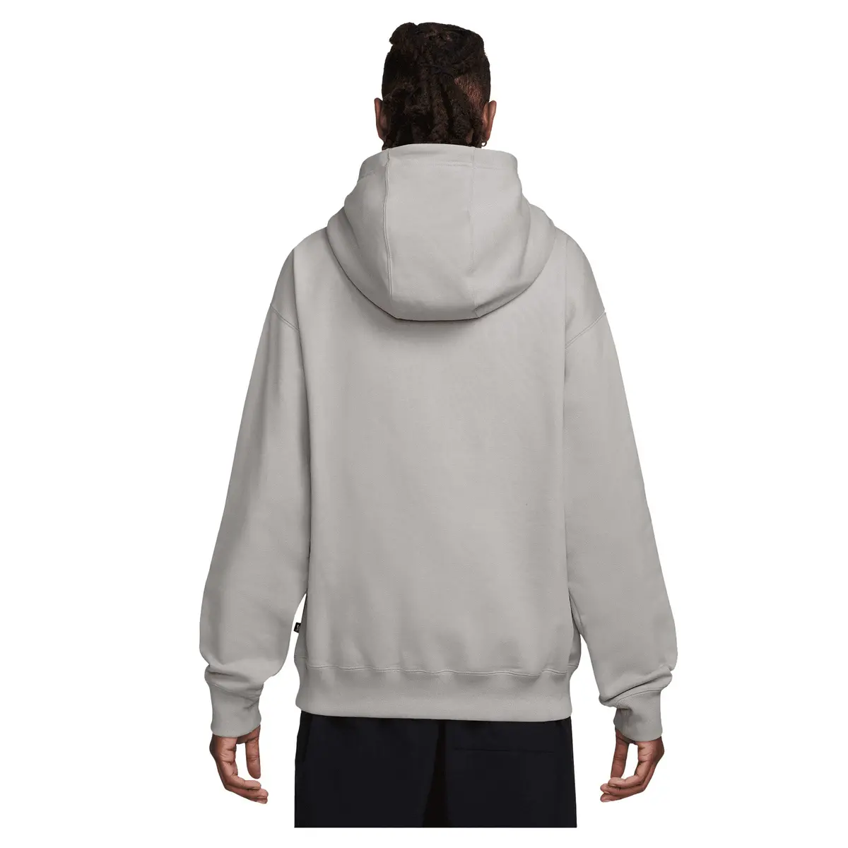 Nike Sb Fleece Pullover Skate Hoodie Light Iron Ore/Coconut Milk 2