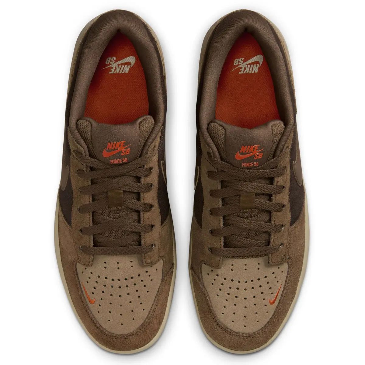 Nike Sb Force 58 Baroque Brown/Parachute Beige/Desert Khaki/Mosswood Brown 4