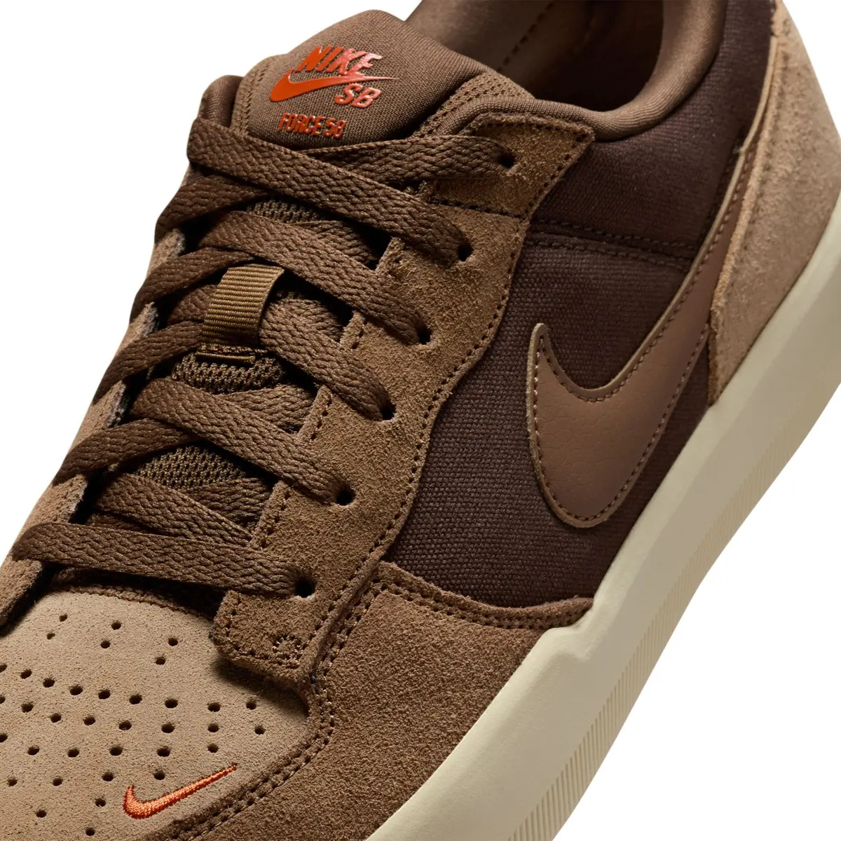 Nike Sb Force 58 Baroque Brown/Parachute Beige/Desert Khaki/Mosswood Brown 8