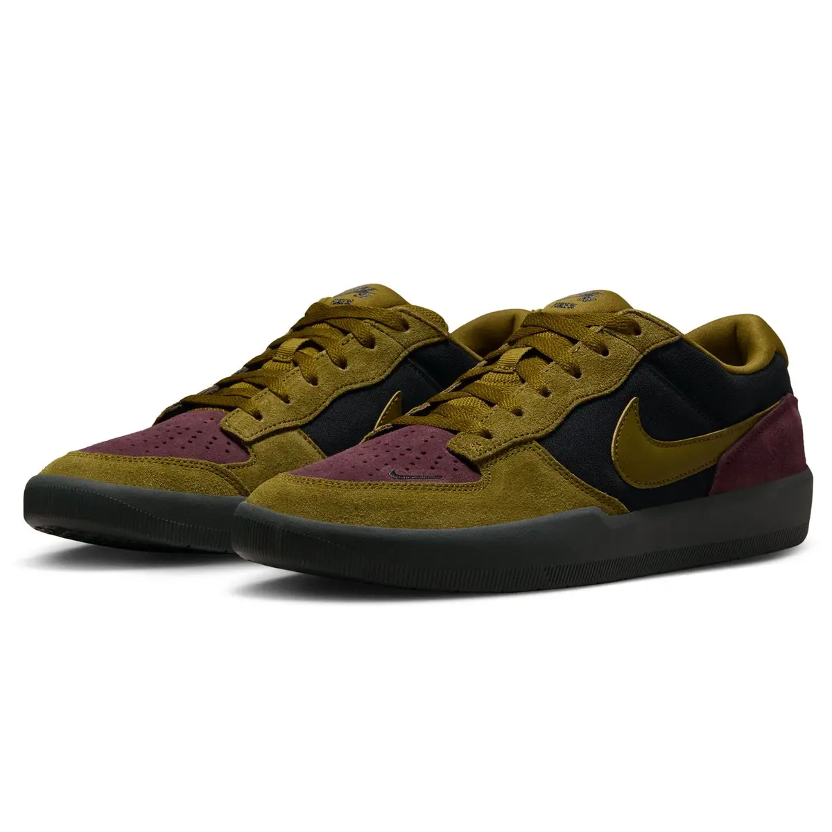 Nike Sb Force 58 Black/Olive Flak/Burgundy Crush 3