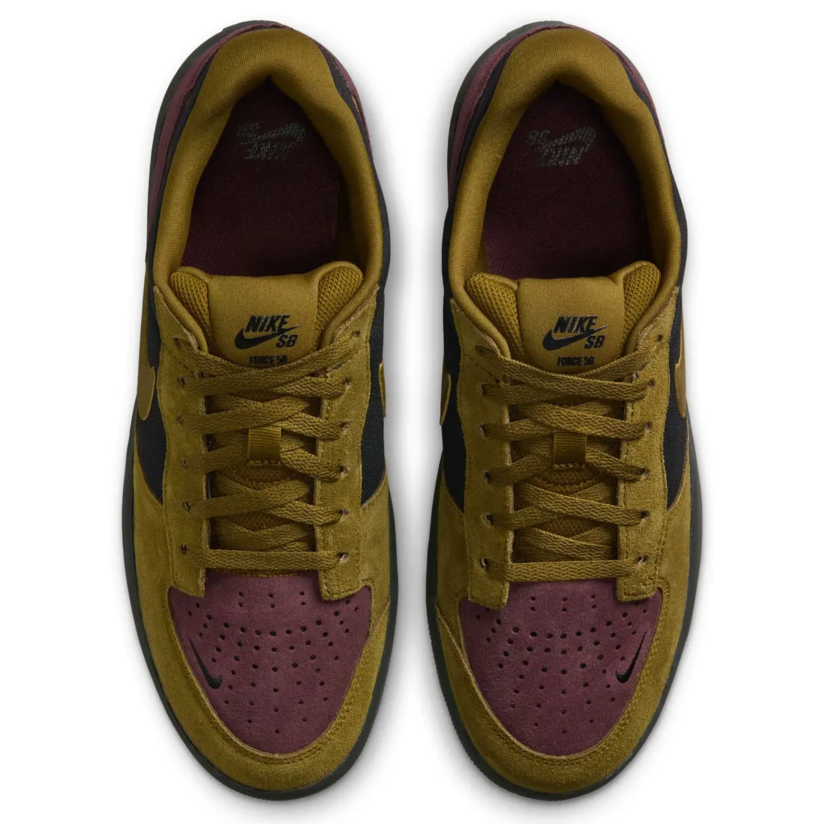 Nike Sb Force 58 Black/Olive Flak/Burgundy Crush 5