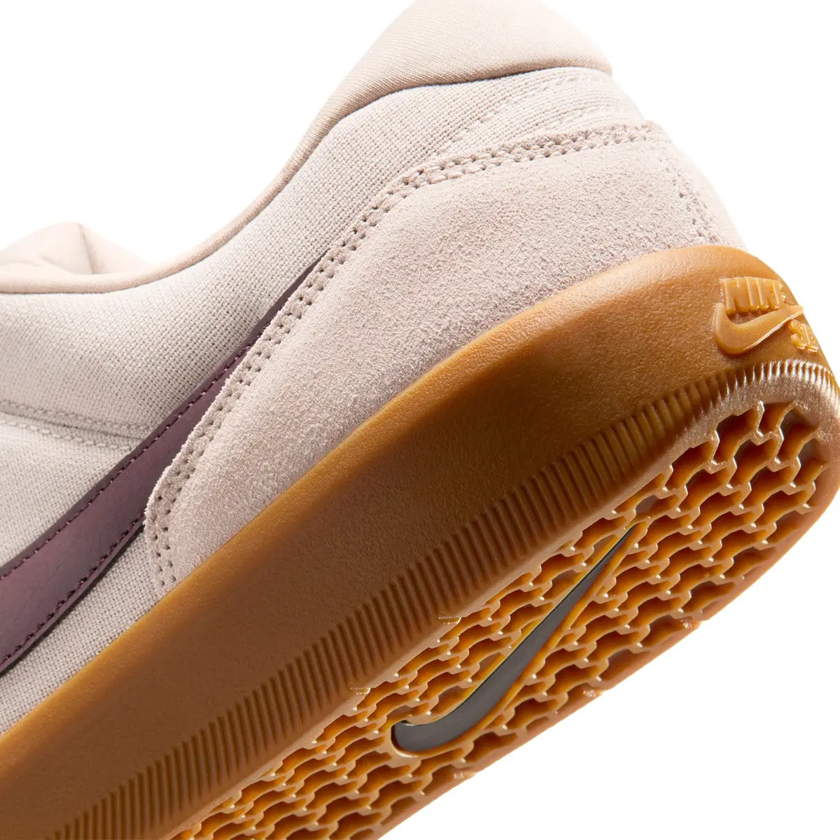 Nike Sb Force 58 Cream Ii/Gum/Burgundy Crush 9