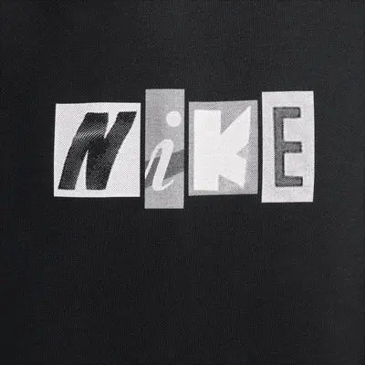 Nike Sb Skate Fleece Hoodie Letters Black 2