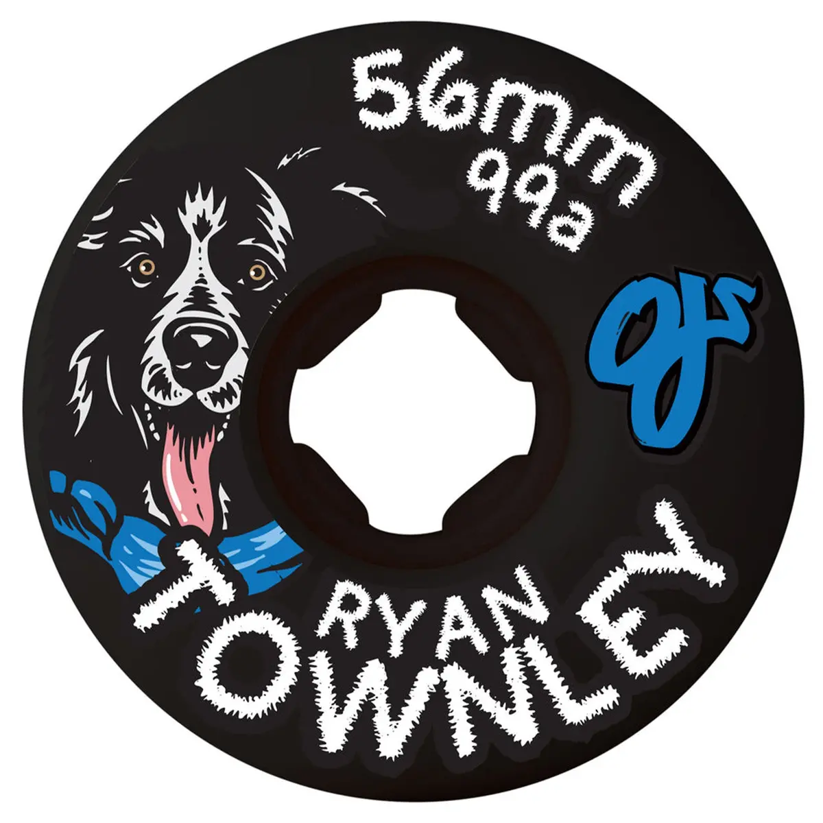 Oj Wheels Ryan Townley Pup Chubbies White/Black 56Mm 99A 1