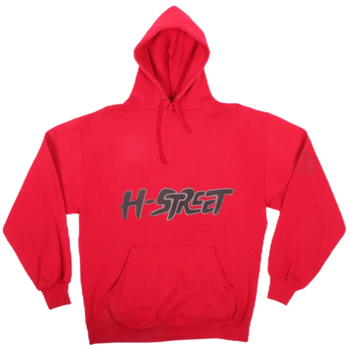 Overripe H-Street Hooded Sweatshirt Red Snug Xl (1990) 1