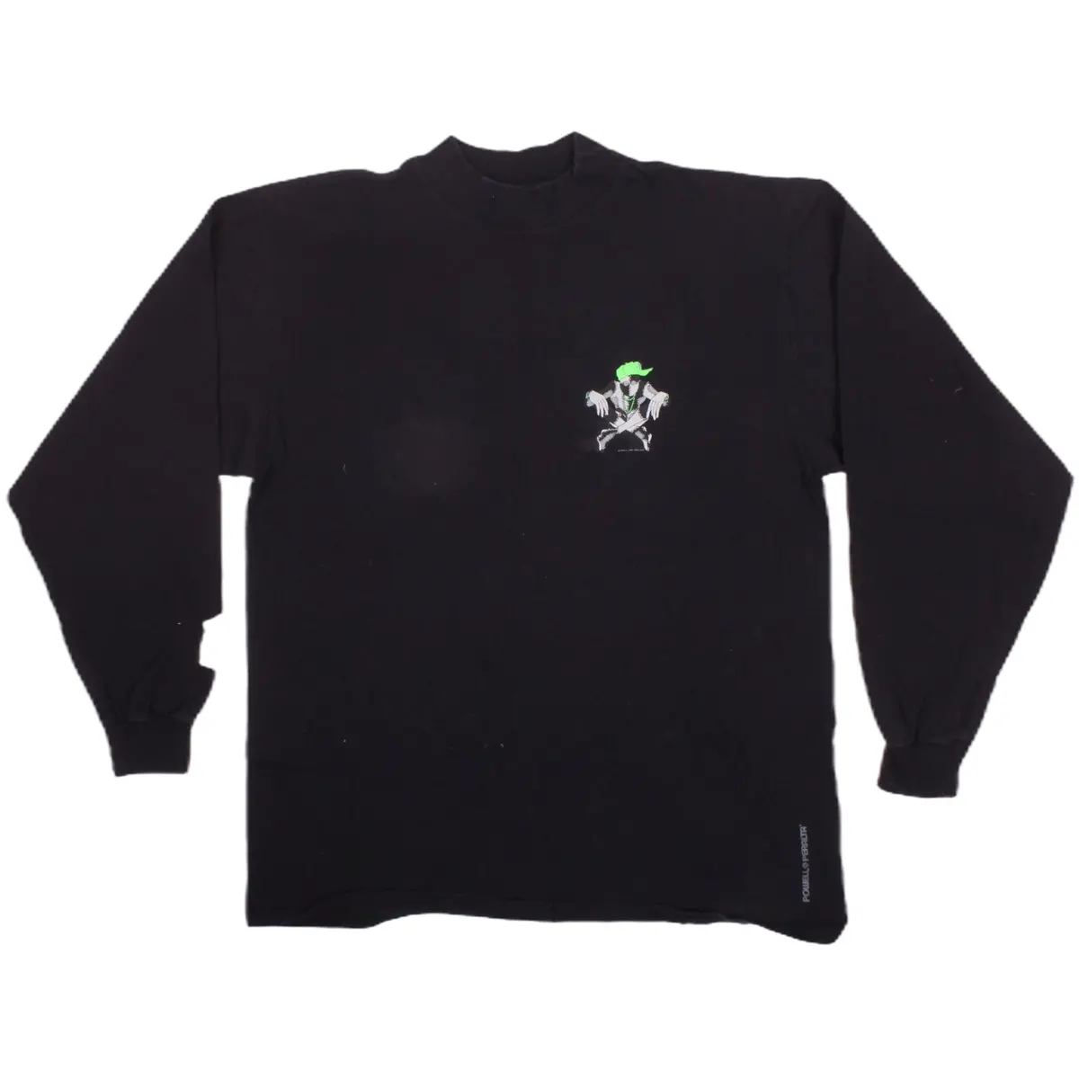 Overripe Powell Peralta Ray Barbee Mock Turtleneck Tee Black Large (1989) 1