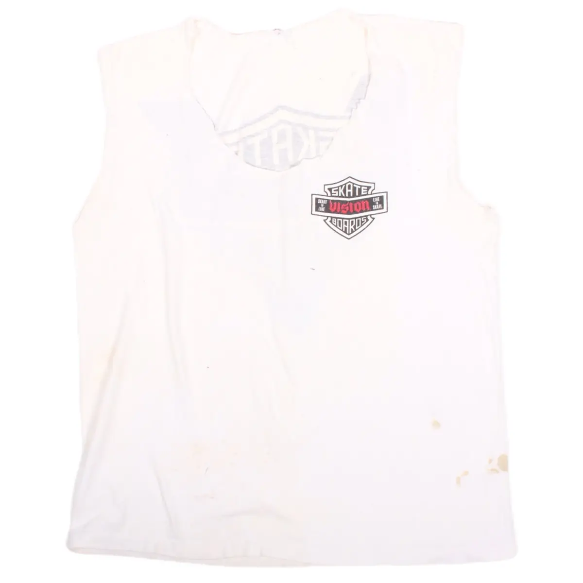 Overripe Vision Modified Tee Moto White (1988) 1
