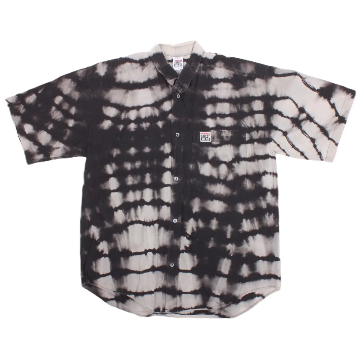 Overripe Vision Street Wear Button Up Black Acid Small (1990) 1