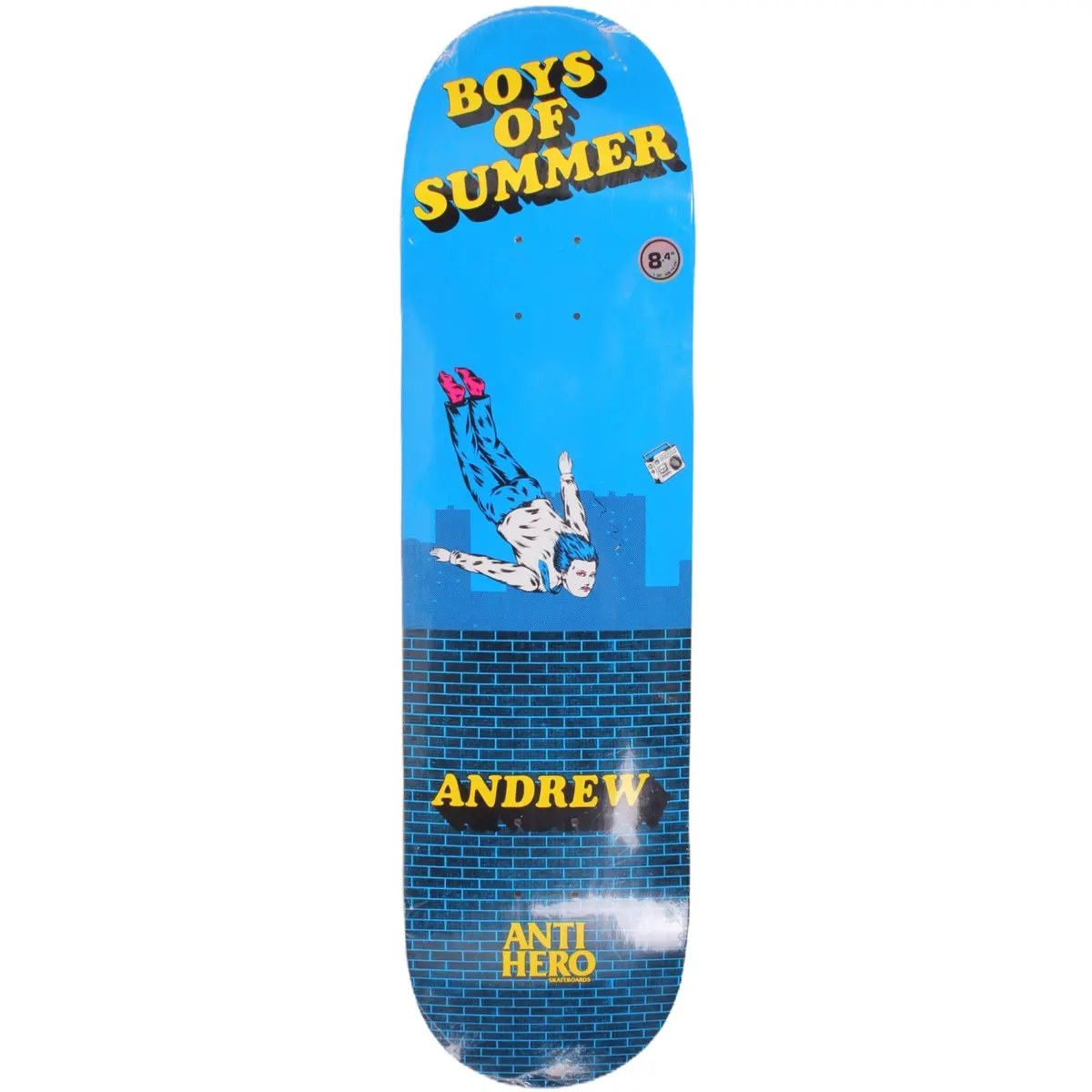 Overripe Anti Hero Andrew Allen Boys Of Summer Deck + Sealed Bos2 Dvd 8.4" 1