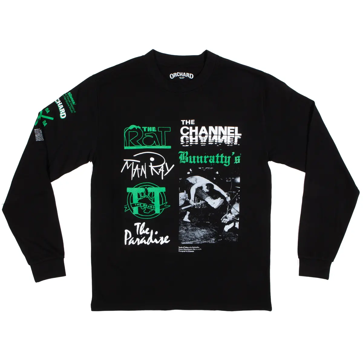Orchard X Radio Silence X Jj Gonson Venues Longsleeve Tee Black 1