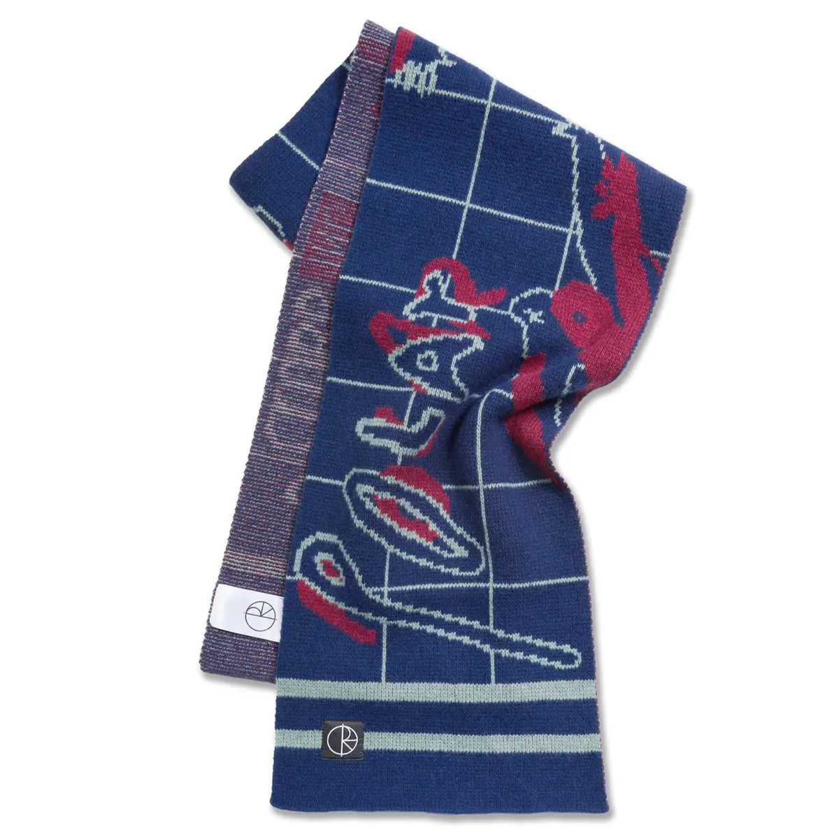 Polar Skate Co. Team Scarf Clubb Inc Navy 1