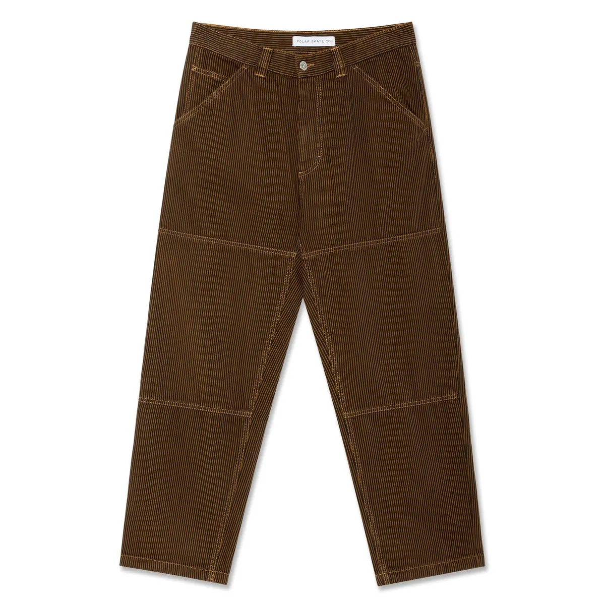Polar Skate Co. '93! Work Pants Hickory Stripe Rust 1