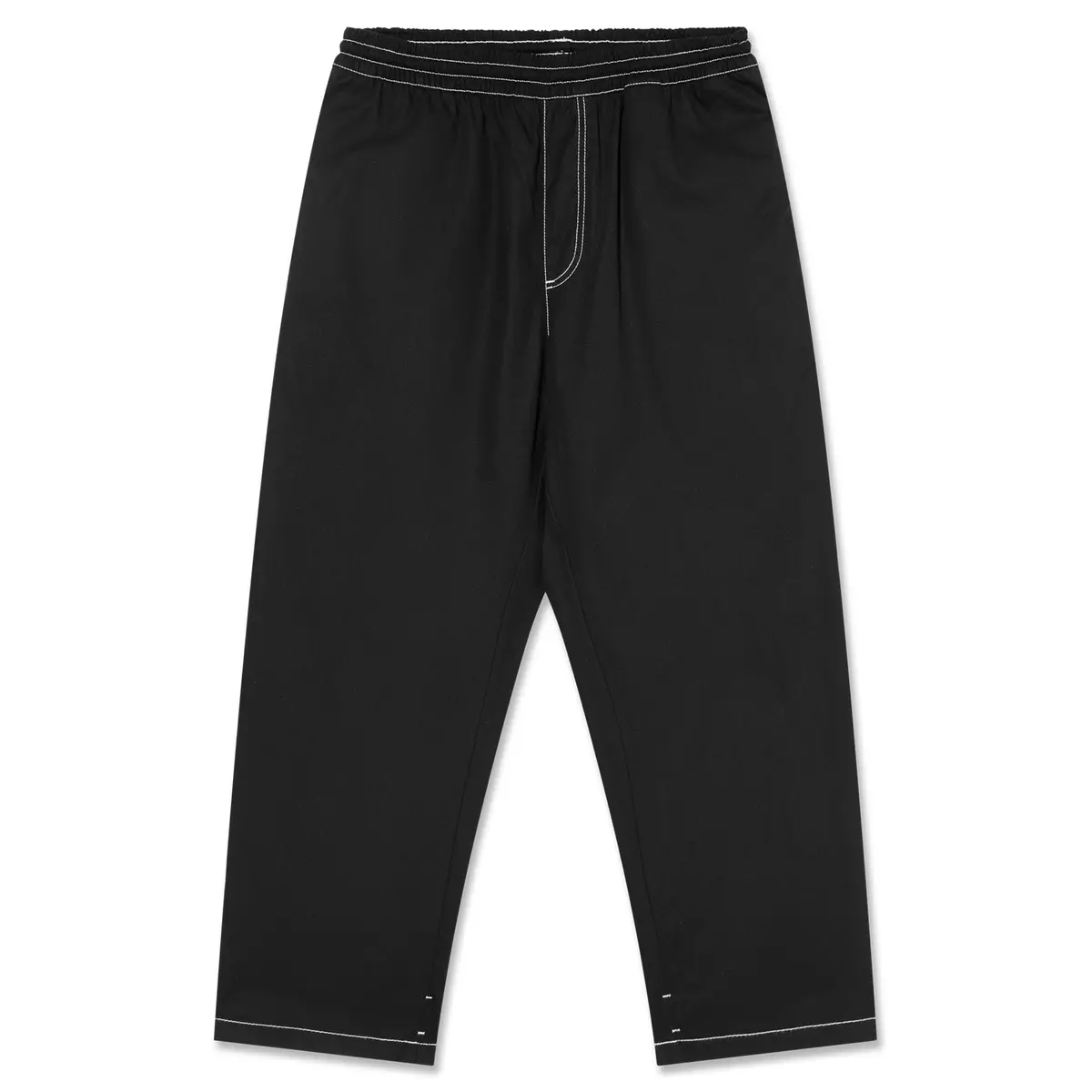 Polar Skate Co. Surf Pants Contrast Stitch Black/White 1